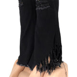 Plus-Size Stretch Flared Jeans for Women - Comfortable & Stylish Denim Trousers