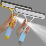Window Squeegee Set with Spray Bottle – Silicone Blade, 21.5cm Head & 2-Pack