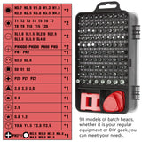 115-in-1 Precision Screwdriver Set with Magnetic Repair Tools - ProFix