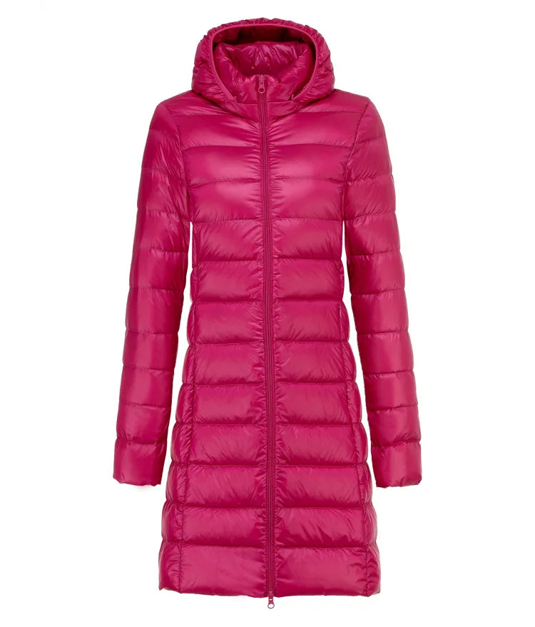 Enhanced Product Title: **Sarah™ - Ultraleichte Lange Jacke für Damen | Atmungsaktive, Wasserabweisende Outdoor-Jacke in Trendfarben** 

This title includes relevant keywords and details that can improve visibility and attract potential customers.