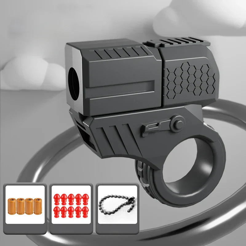 Finger Launcher Ring Fidget Toy – Plastic, 6cm Compact & Anti-Stress