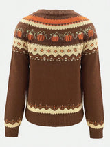 Marion Vintage Icelandic Sweater - Cozy Knit Pullover for Classic Style
