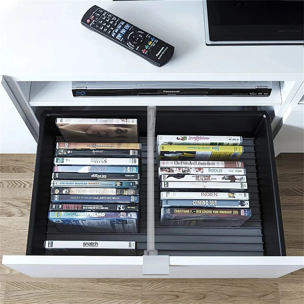 Adjustable Drawer Dividers – Clear Plastic, Expandable & 6-Pack