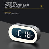 Lumino Digital Alarm Clock with Night Light