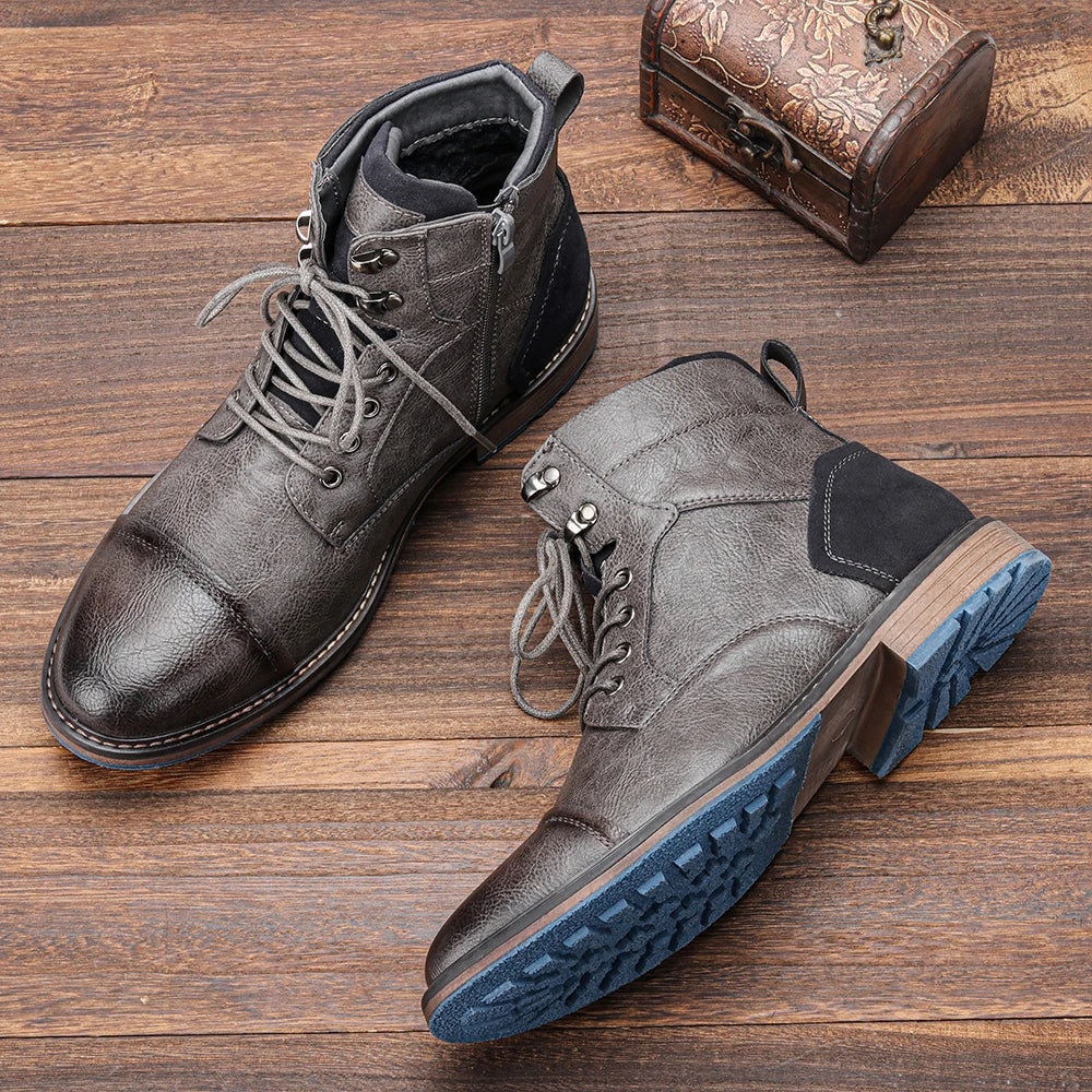 Men's Winter Boots Outdoor Durable Warm Urban Utility Style