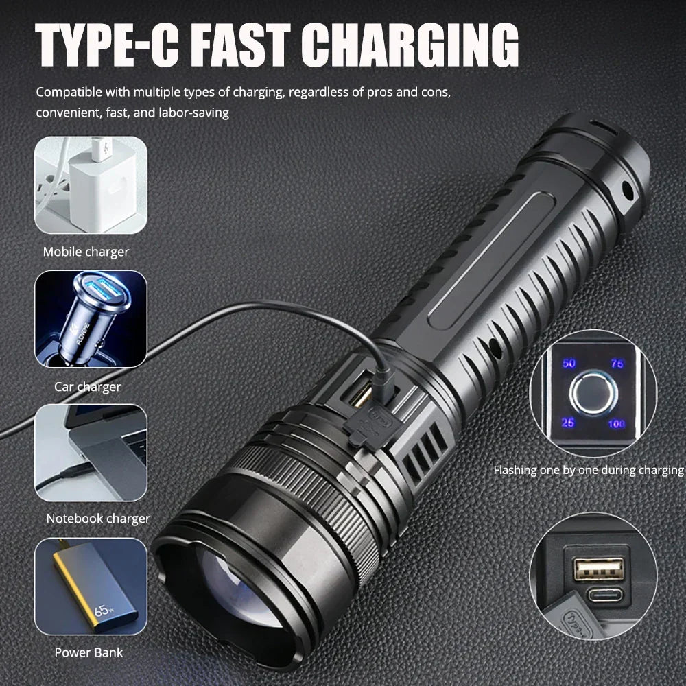 Striker – Rechargeable 10000 Lumen LED Torch