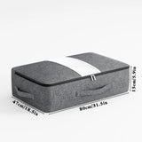 Under-Bed Storage Bag – Clear Window, Metal Zipper & S/M/L/XL Sizes