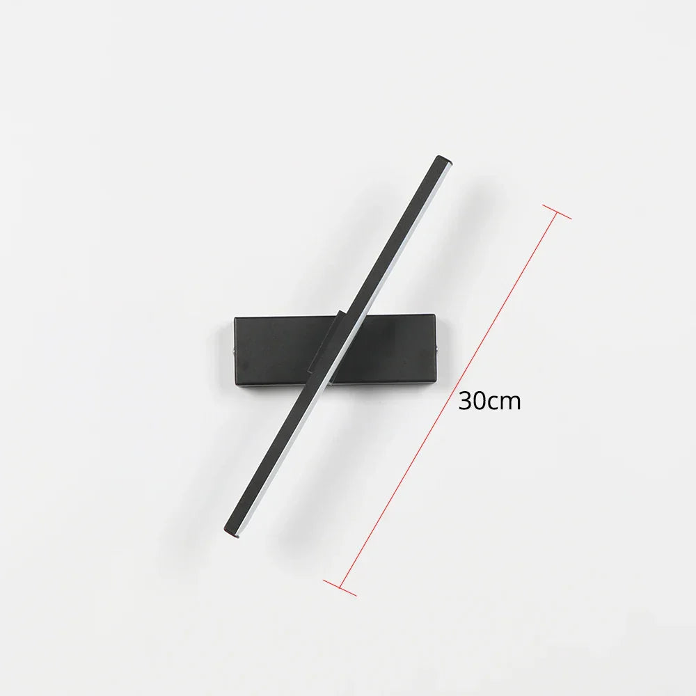 330° Adjustable LED Wall Light - 3 Color Temperatures, Durable Aluminum Design
