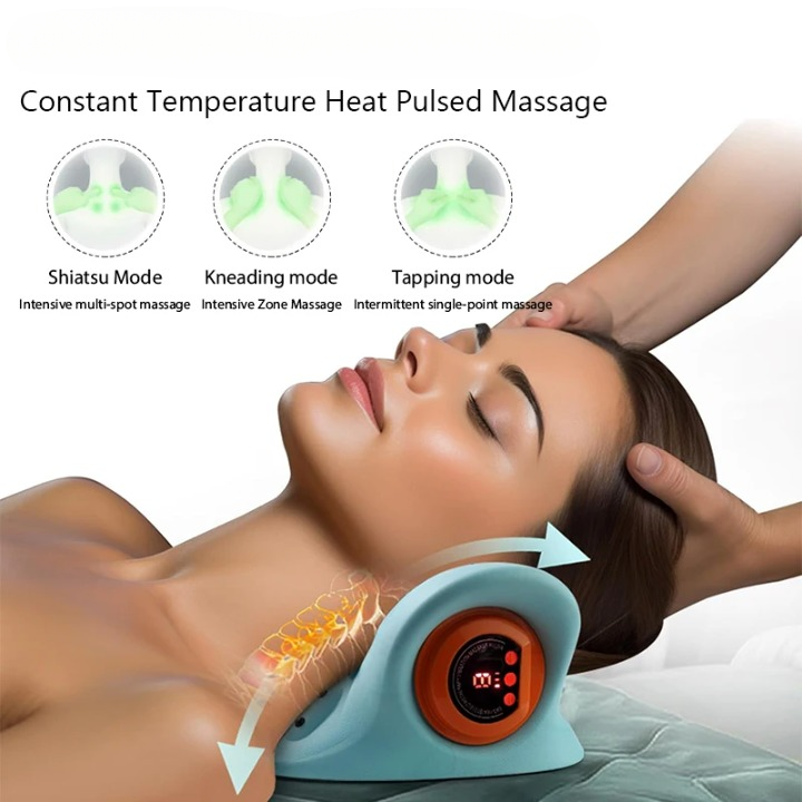 Lyra – Electric Cervical Neck & Shoulder Massager with Traction Support