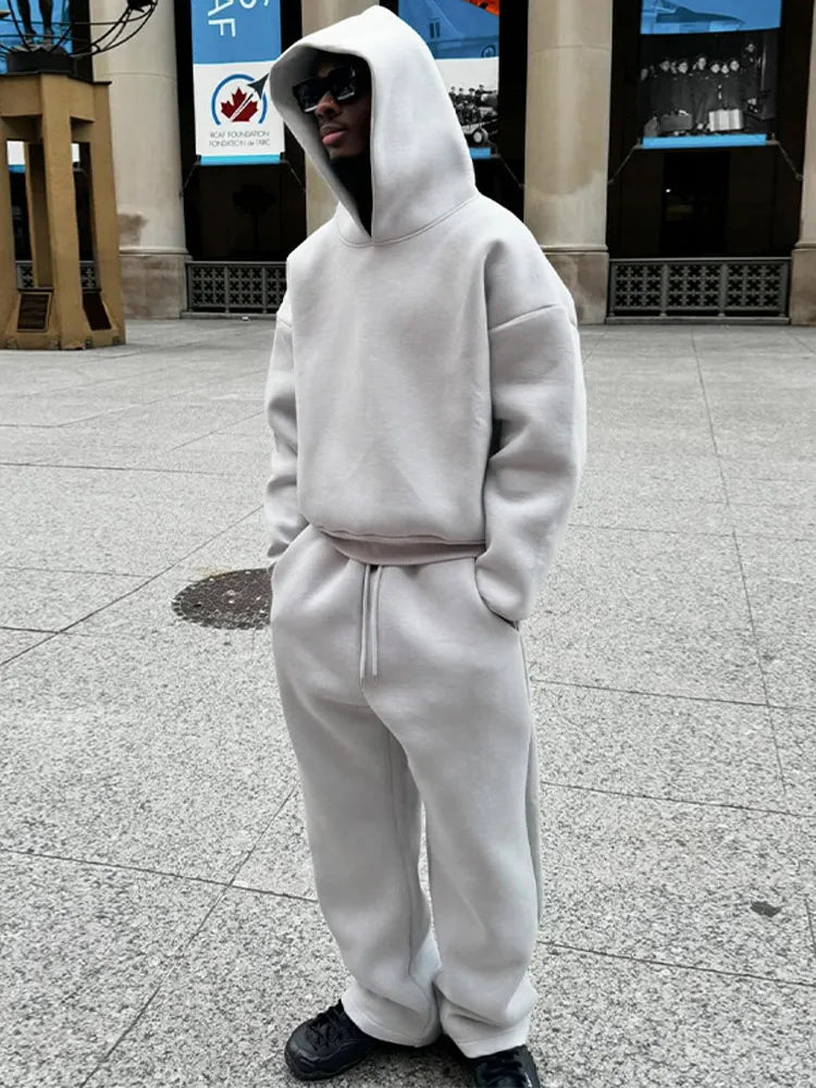Bastian – Oversized Men's Tracksuit with Hoodie & Sweatpants