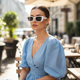 Retro Cat-Eye Sunglasses – Women's, UV400 Protection & Lightweight Frame