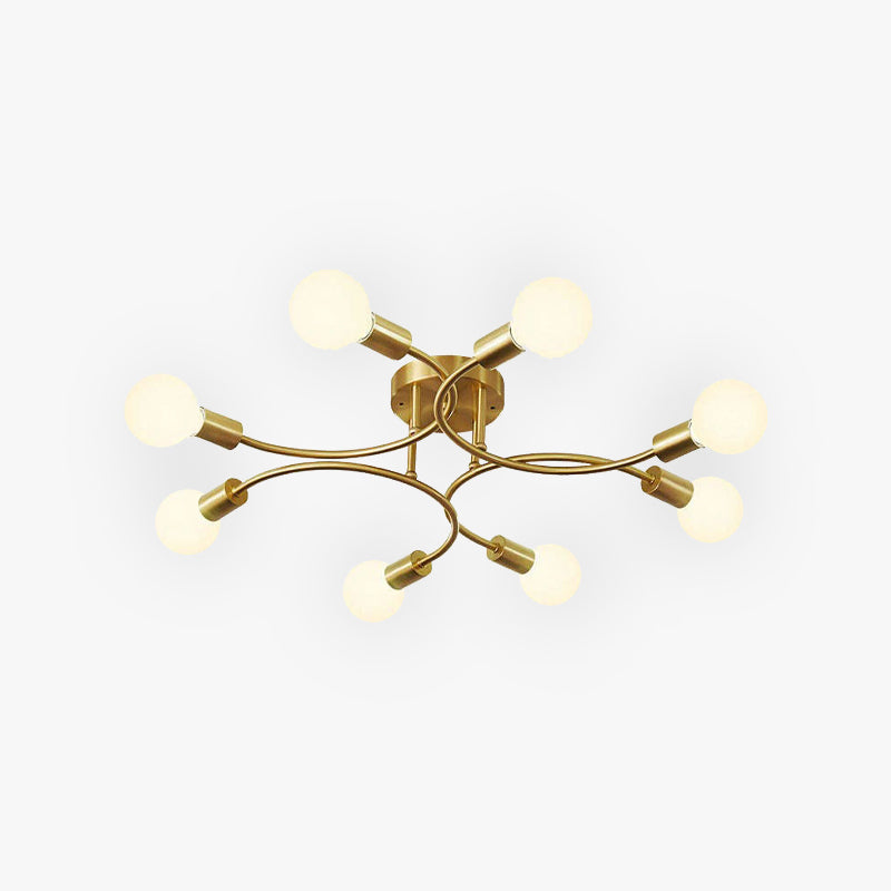 Optimized Product Title: "Moderne Goldene LED Deckenleuchte mit E27 Fassungen – Elegantes Design für Wohnräume" 

This title includes relevant keywords while enhancing clarity and appeal for potential customers.