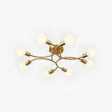 Optimized Product Title: "Moderne Goldene LED Deckenleuchte mit E27 Fassungen – Elegantes Design für Wohnräume" 

This title includes relevant keywords while enhancing clarity and appeal for potential customers.