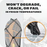 Ice Cleats Traction Spikes Shoes Steel Coil Anti Slip Grips