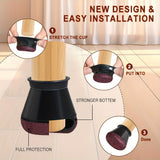 Chair Leg Floor Protectors Silicone Anti Scratch Furniture Caps