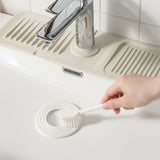 Sink Mat Silicone Faucet Drip Catcher Self Draining Design