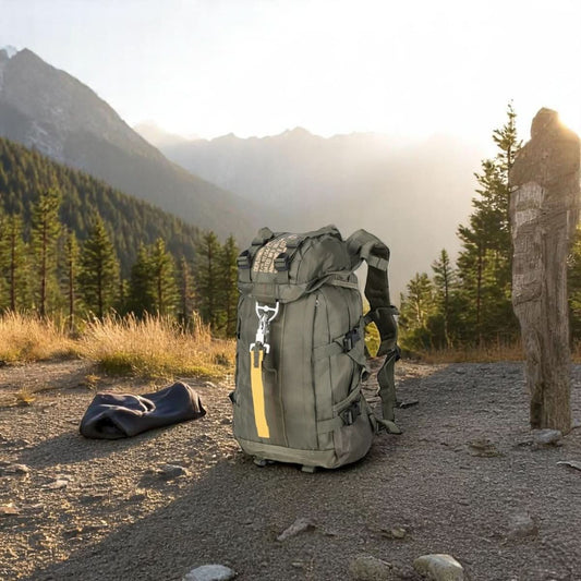 30L Tactical Military Backpack – Water-Resistant Nylon, 10 Pockets for Hiking & Camping