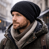 Fleece-Lined Slouchy Beanie – Warm & Cozy Winter Hat for Ultimate Comfort