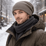 Fleece-Lined Slouchy Beanie – Warm & Cozy Winter Hat for Ultimate Comfort