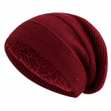 Fleece-Lined Slouchy Beanie – Warm & Cozy Winter Hat for Ultimate Comfort