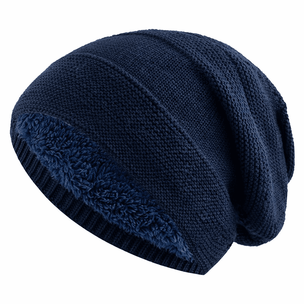 Fleece-Lined Slouchy Beanie – Warm & Cozy Winter Hat for Ultimate Comfort