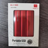 SSD External Drive Portable Storage Device Metal Enclosure