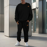 Mens Sweatshirt Casual Crew Neck Pullover Spring Fall