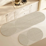 Kalsten | Pureterra | Kitchen Mat Super Absorbent | Non-Slip & Washable | Diatomite Design | Oval & Long Shape | Comfort Rug for Kitchen & Bathroom