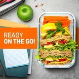 Glass Food Storage Container Set – 5 Airtight Lids, Borosilicate & Oven-Safe