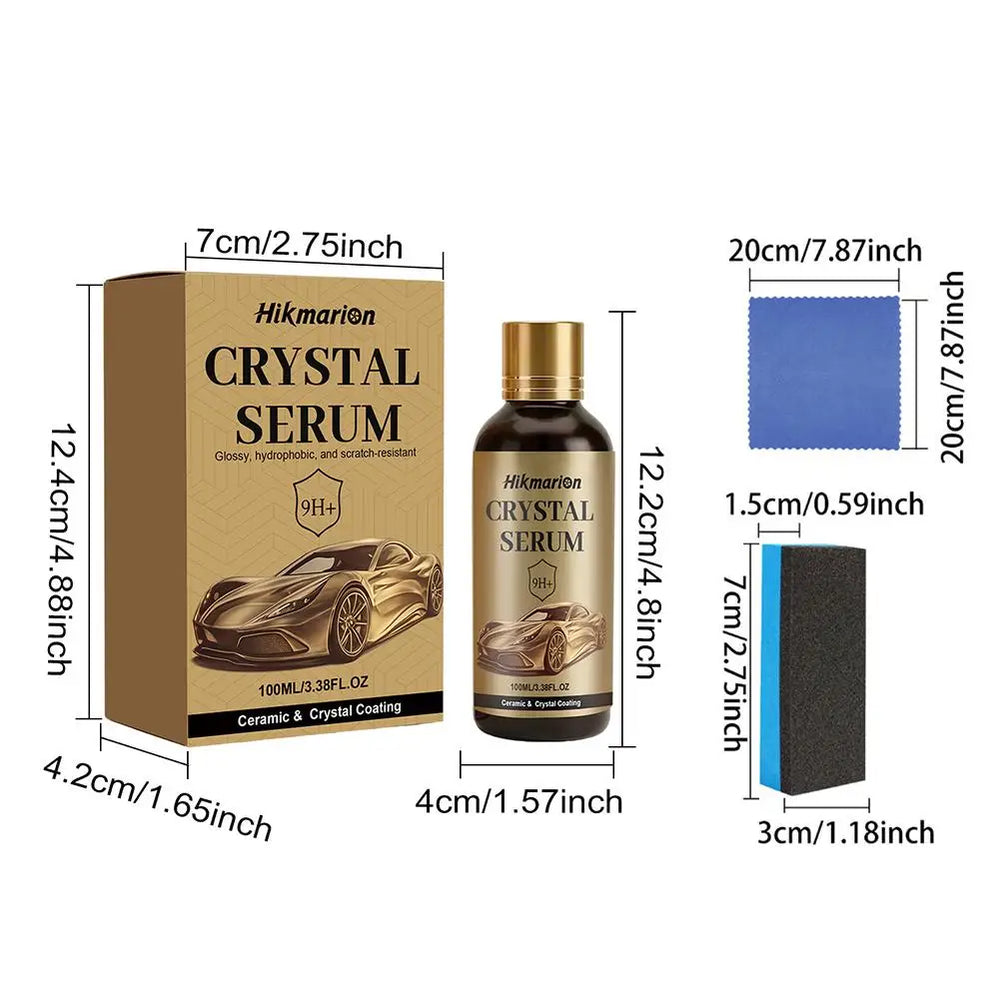 Car Graphene Ceramic Coating Serum – 100ml 9H+, Hydrophobic & UV Protection