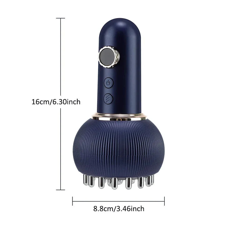 Enhanced Product Title: "4-in-1 Massagegerät mit Wärme, Vibration & Mikrostrom – Entspannung für Körper und Geist" 

This title includes keywords that improve search visibility while also highlighting the product's benefits.