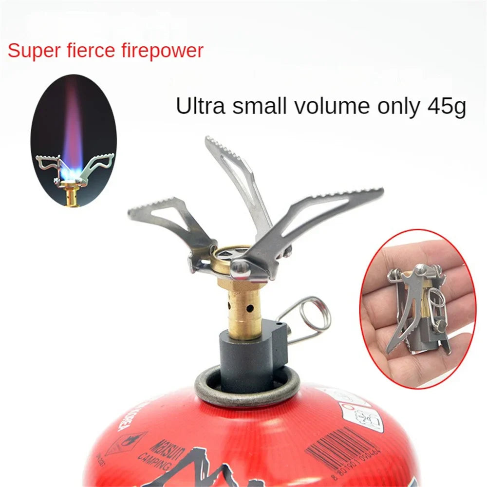 Mini Folding Camping Stove – Ultralight 45g, Backpacking & High Output