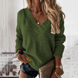 Optimized Product Title: "Jane Gemütlicher V-Ausschnitt Pullover für Damen - Bequemer Strickpullover in Hochwertiger Qualität" 

This title includes relevant keywords while enhancing clarity and appeal for potential customers.