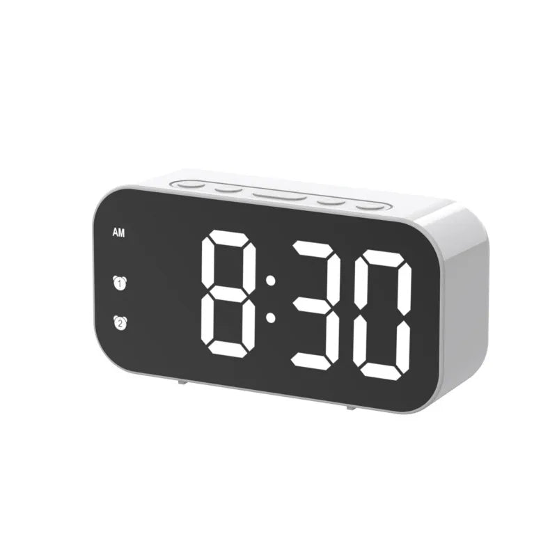 LED Alarm Clock – Dual Alarm, Temperature Display & Adjustable Brightness