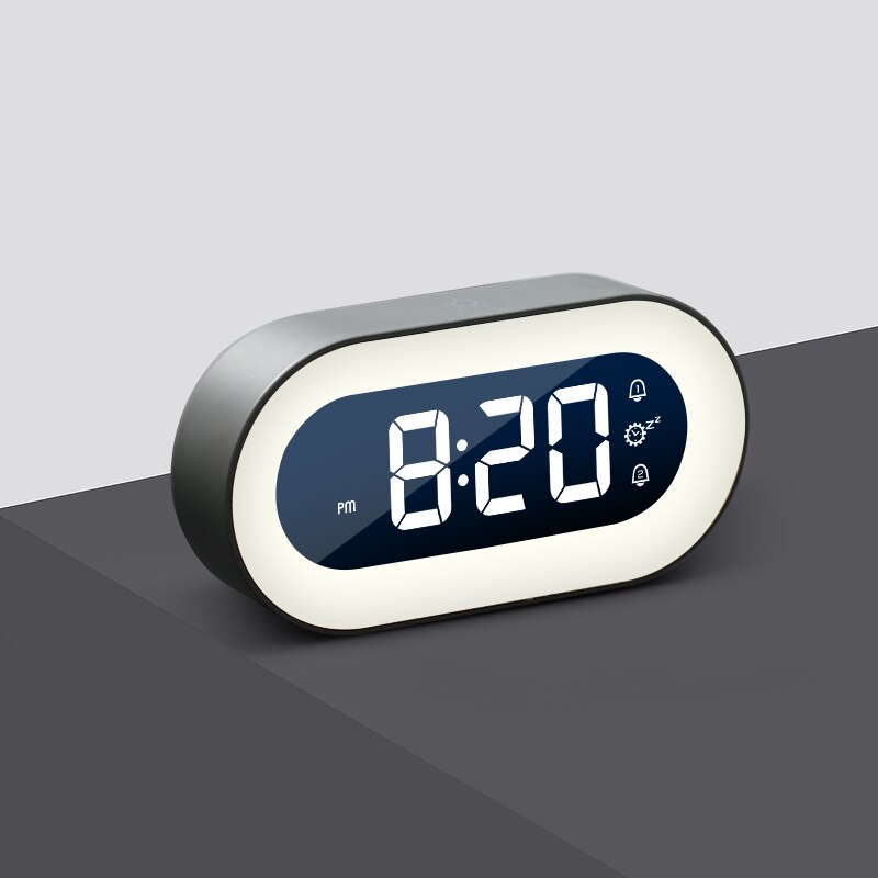 Lumino Digital Alarm Clock with Night Light