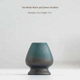 Handcrafted Japanese Matcha Bowl Green Standard Size Ceramic