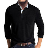 Matteo Men's Long-Sleeve Polo - Breathable & Versatile
