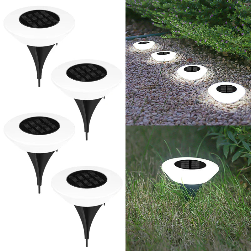Enhanced Product Title: "4er-Set Solar-Bodenleuchten mit 14 LEDs – 360° Beleuchtung für Garten und Außenbereich" 

This title includes relevant keywords while maintaining clarity and appeal for potential customers.
