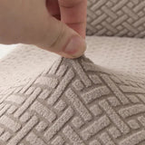 BowLift | Chair Cover Velvona | Elastic & Thick Padded | Jacquard Stretch Cover | Washable & Wrinkle-Free