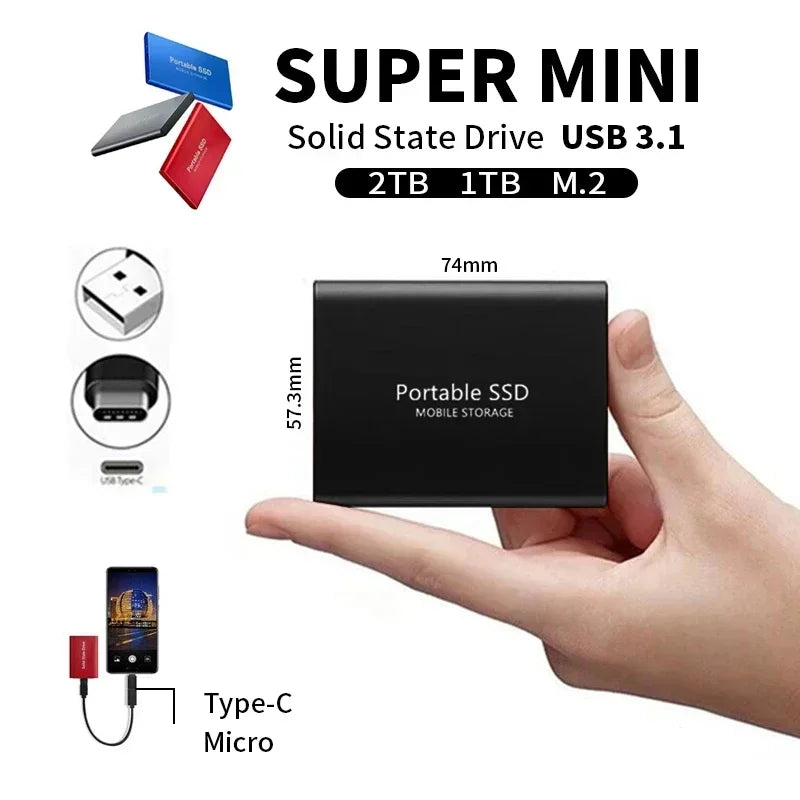 SpeedDrive Pro Ultra-Fast External SSD