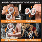 Rotational Strength Trainer – Stainless Steel, Adjustable Resistance & Full-Body