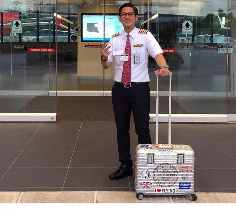Aluminum-Magnesium Hard-Shell Suitcase – Monaco