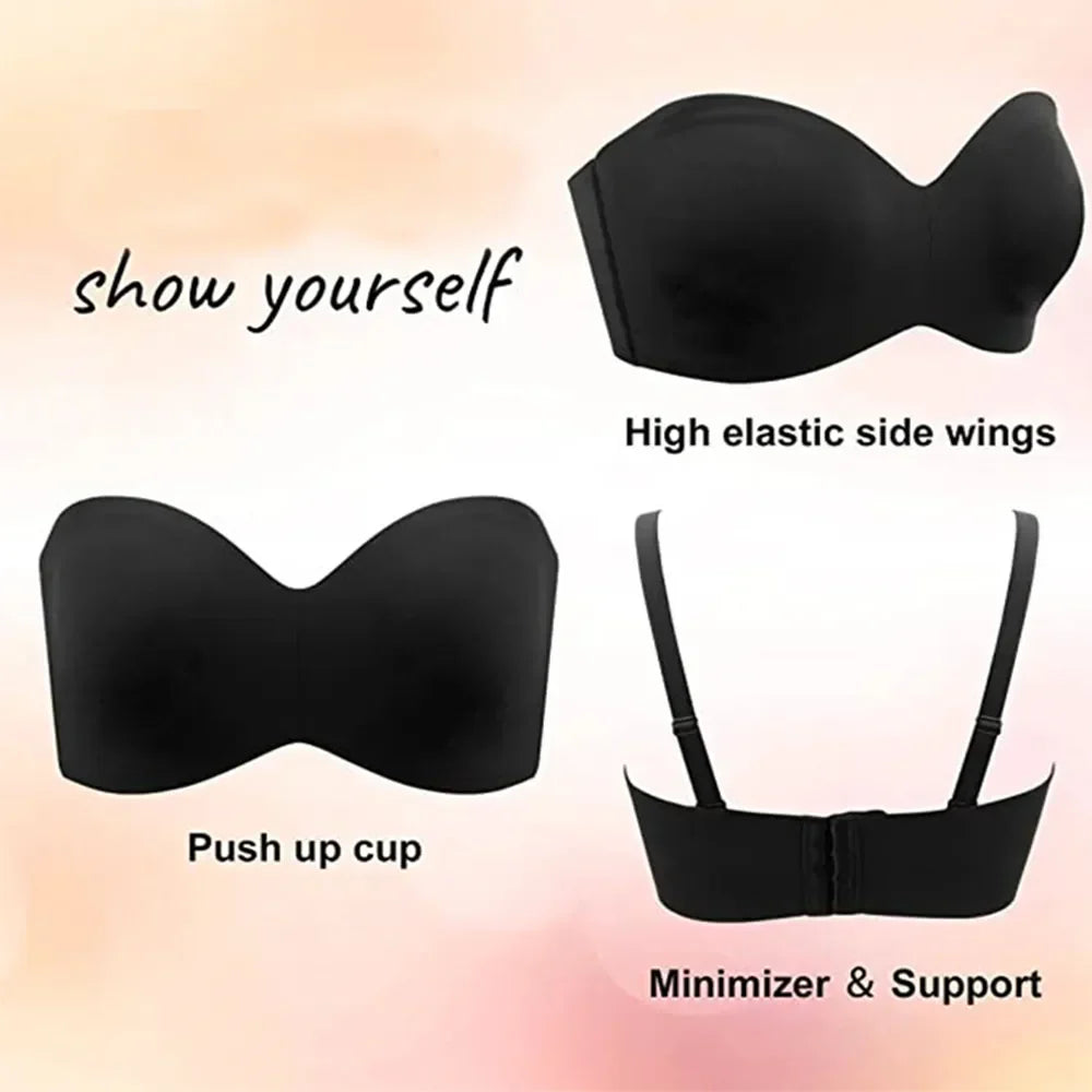 Ultra-Soft Seamless Plus-Size Bra for Women – Adjustable Straps, Comfortable Back Closure, Perfect for Everyday Wear