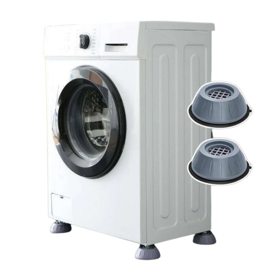 Anti-Vibration Washing Machine Pads – 4-Pack, Rubber & Non-Slip Shock Absorbers