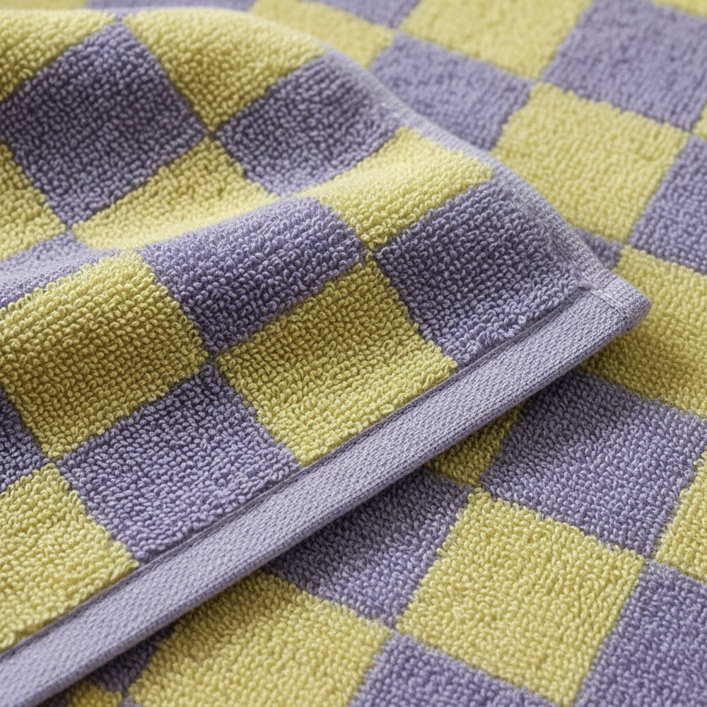 100% Cotton Towel Set – Damask Pattern, 35×75 & 70×140cm, Ultra-Soft & Absorbent
