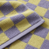 100% Cotton Towel Set – Damask Pattern, 35×75 & 70×140cm, Ultra-Soft & Absorbent