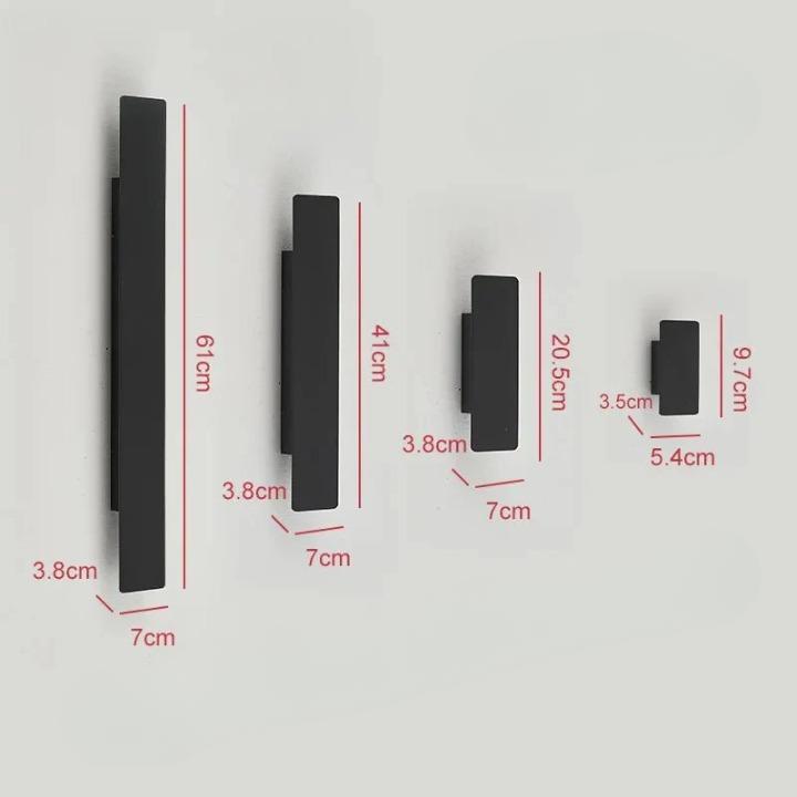 Aluminum Up/Down LED Wall Light – Indoor/Outdoor, Weatherproof & 4 Sizes