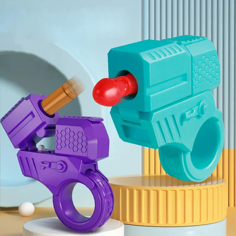 Finger Launcher Ring Fidget Toy – Plastic, 6cm Compact & Anti-Stress