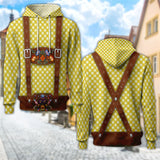 3D Bavarian Hoodie with Beer Mug Print – ProstZeit Oktoberfest 2025