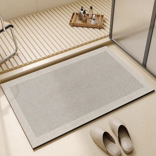 Bath Mat – Super Absorbent, Non-Slip Rubber Backing & Quick-Dry Design